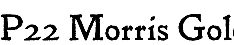 P22 Morris Golden Font Download Free